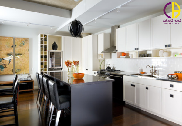 8 مدل جزیره چشم نواز به رنگ سیاه ، دکوراسیون آشپزخانه 